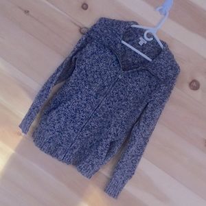 LL Bean full zip sweater